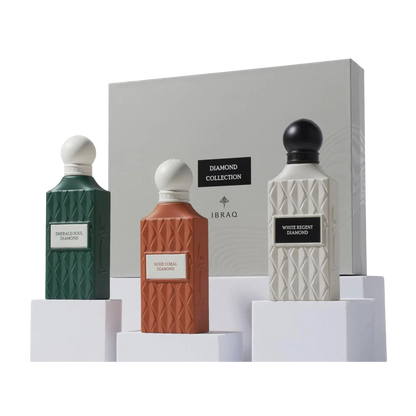 Ibraheem AlQurashi Grey Diamond Collection 2 Gift Set