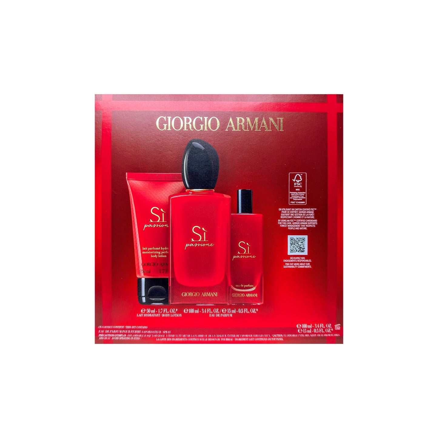 Georgio Armani Sì Passione EDP Gift Set