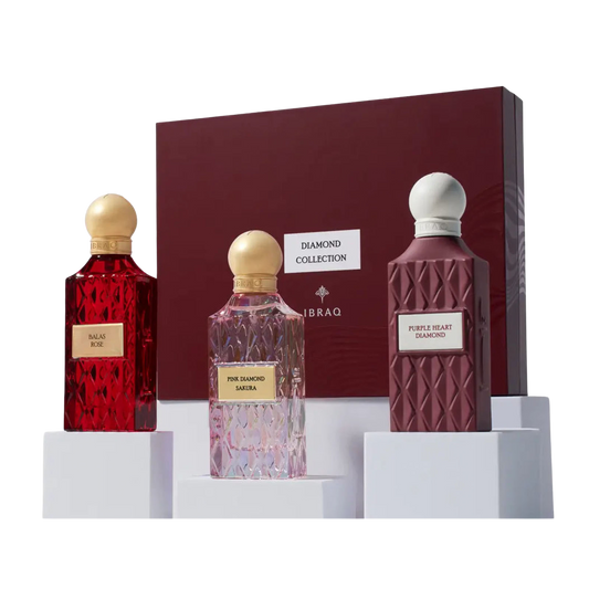 Ibraheem AlQurashi Maroon Diamond Collection Gift Set